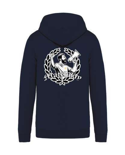 STANDHAFT ZIP HOODIE NAVYBLUE #MATCHDAY