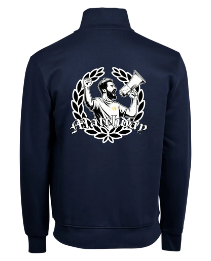 STANDHAFT CARDIGAN ZIP-JACKE NAVY #MATCHDAY