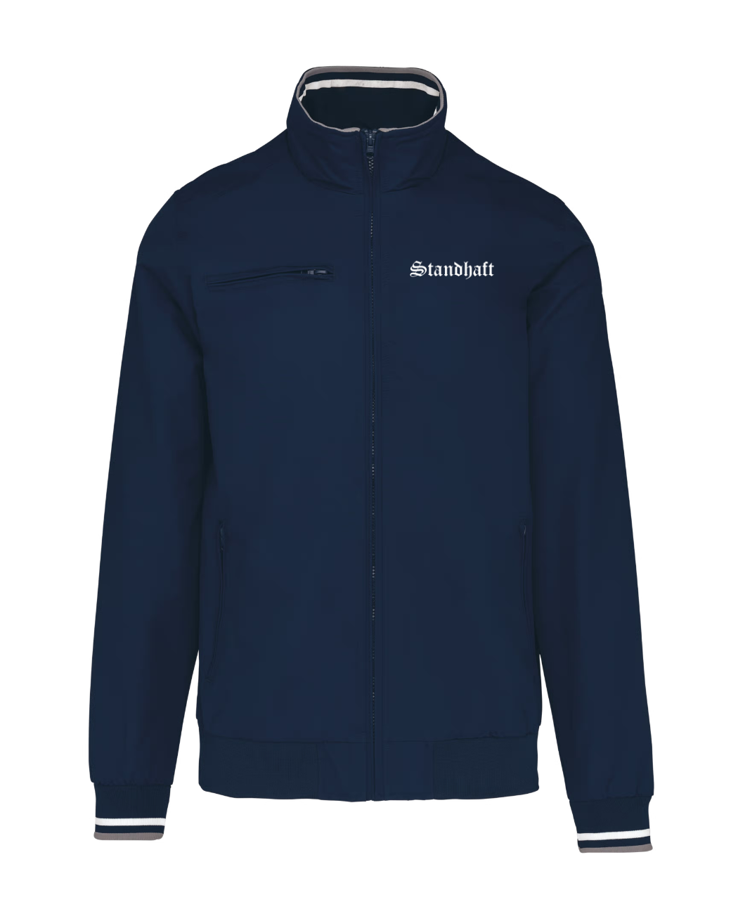 STANDHAFT STADIONJACKE NAVY #OLD ENGLISH