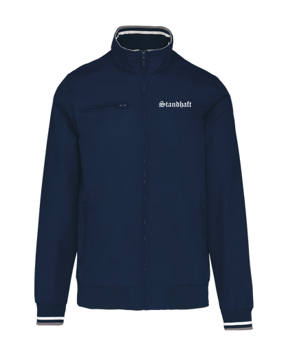 STANDHAFT STADIONJACKE NAVY #OLD ENGLISH