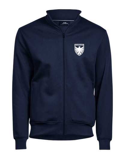 STANDHAFT CARDIGAN ZIP-JACKE NAVY #WAPPEN
