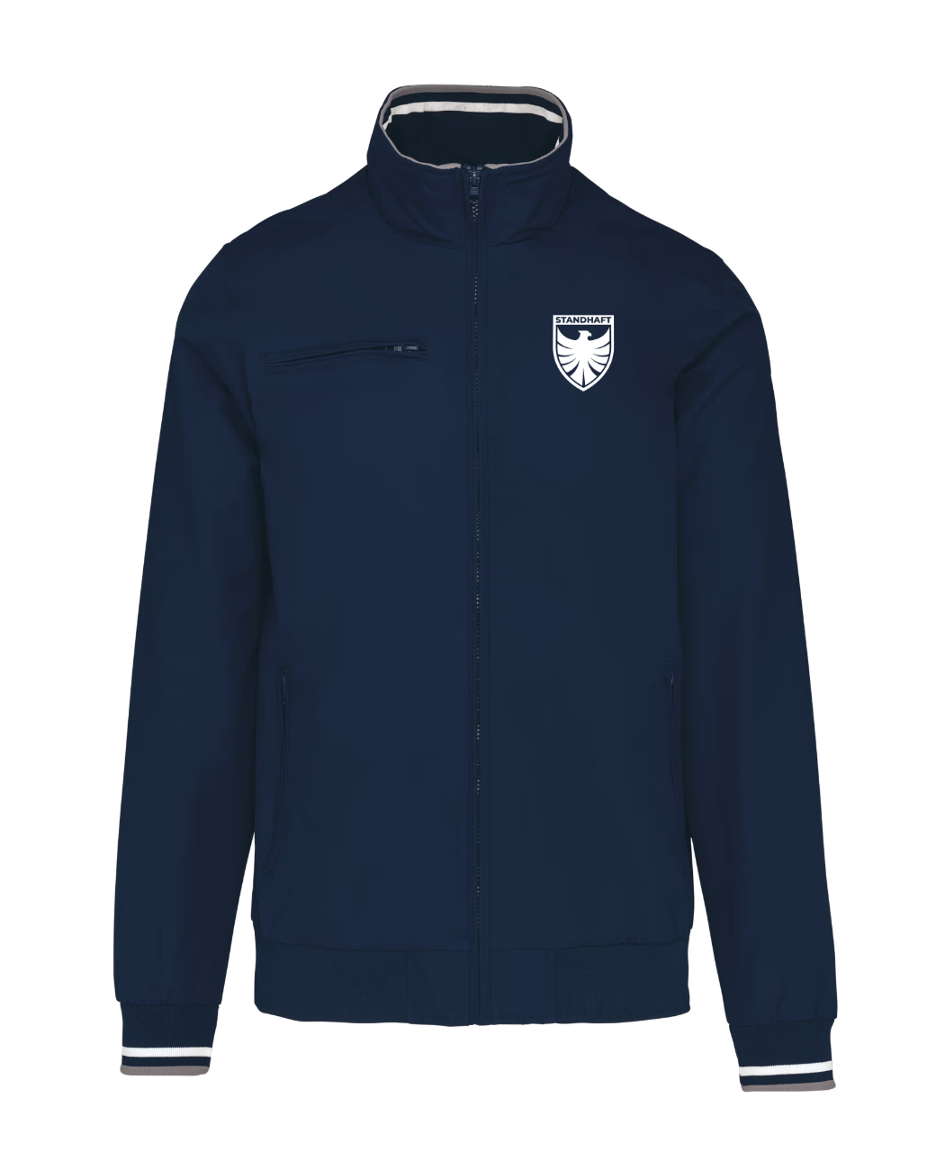 STANDHAFT STADIONJACKE #WAPPEN NAVY