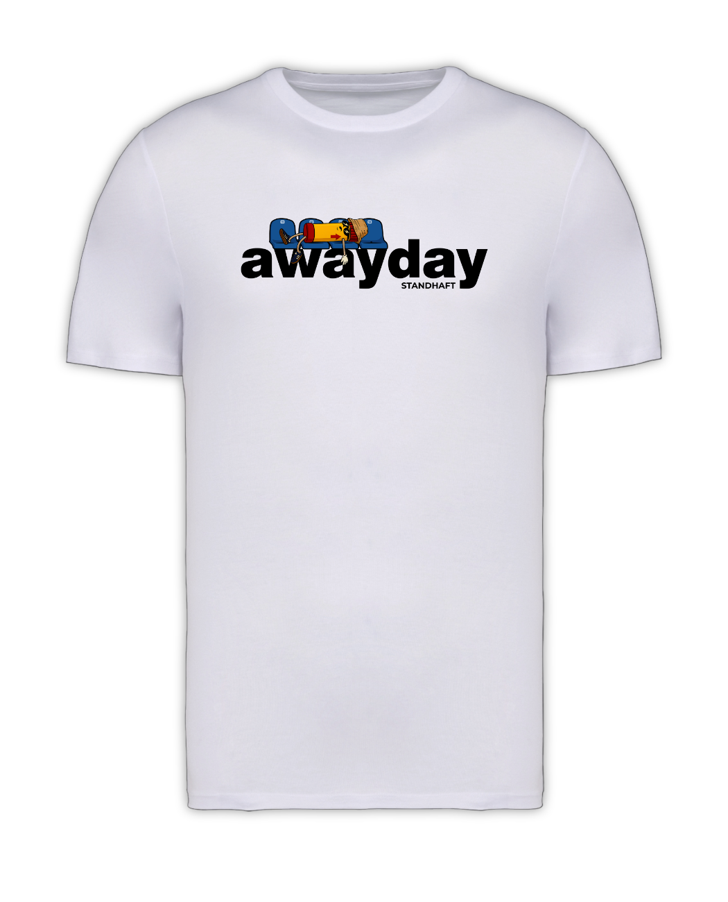 STANDHAFT T-SHIRT WEIß #AWAYDAY