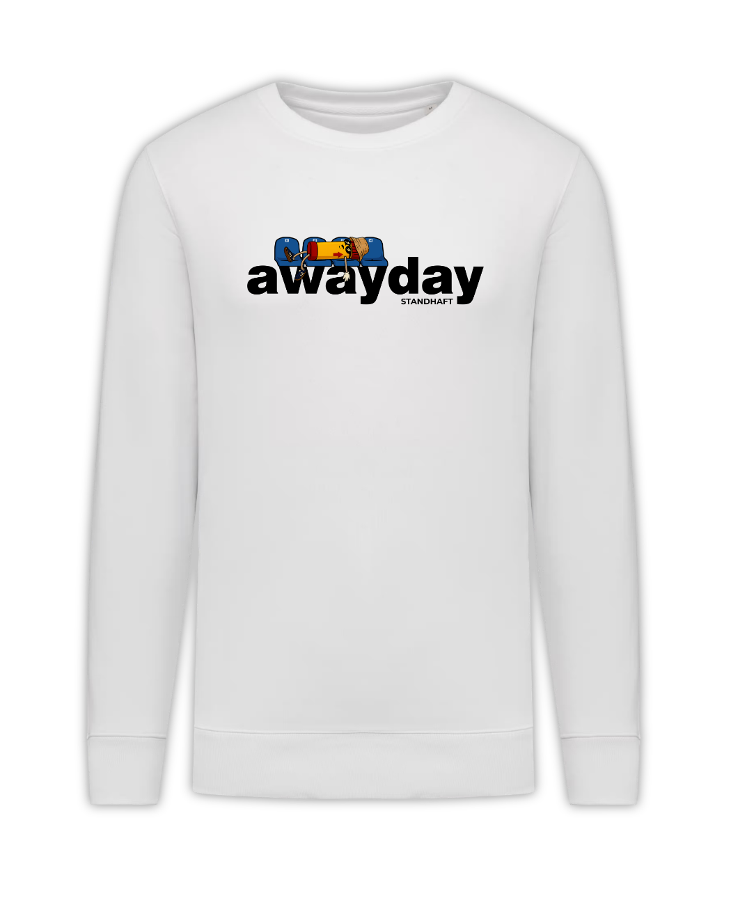 STANDHAFT SWEATSHIRT WEIß #AWAYDAY