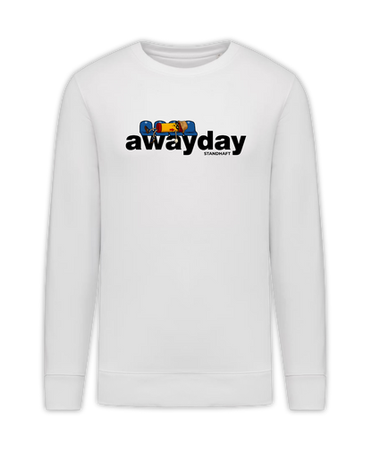 STANDHAFT SWEATSHIRT WEIß #AWAYDAY