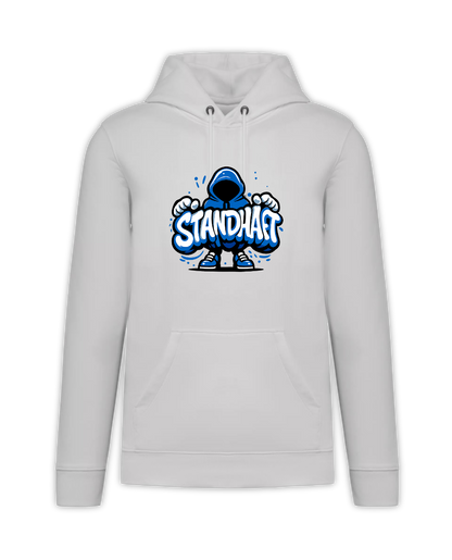 STANDHAFT HOODIE WEIß #NO FACE