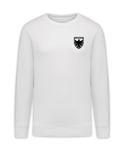 STANDHAFT SWEATSHIRT WEIß #WAPPEN
