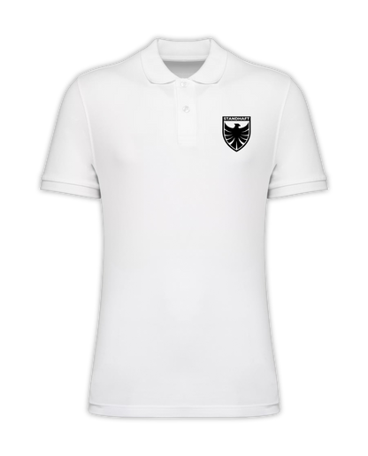 STANDHAFT POLOSHIRT WEIß #WAPPEN