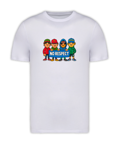 STANDHAFT T-SHIRT WEIß #NO RESPECT