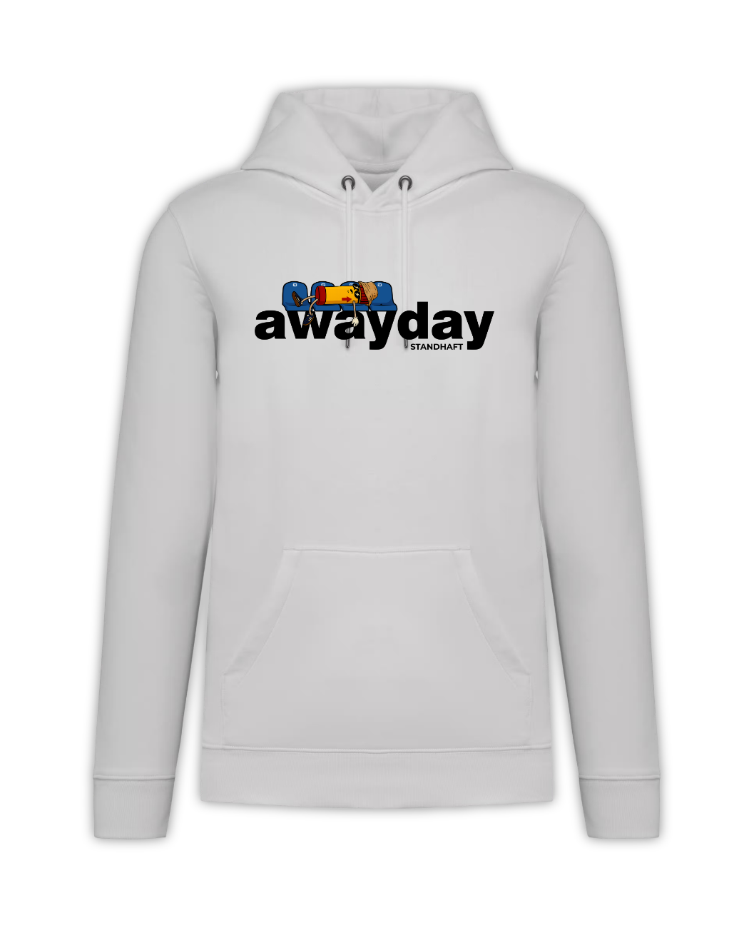 STANDHAFT HOODIE WEIß #AWAYDAY