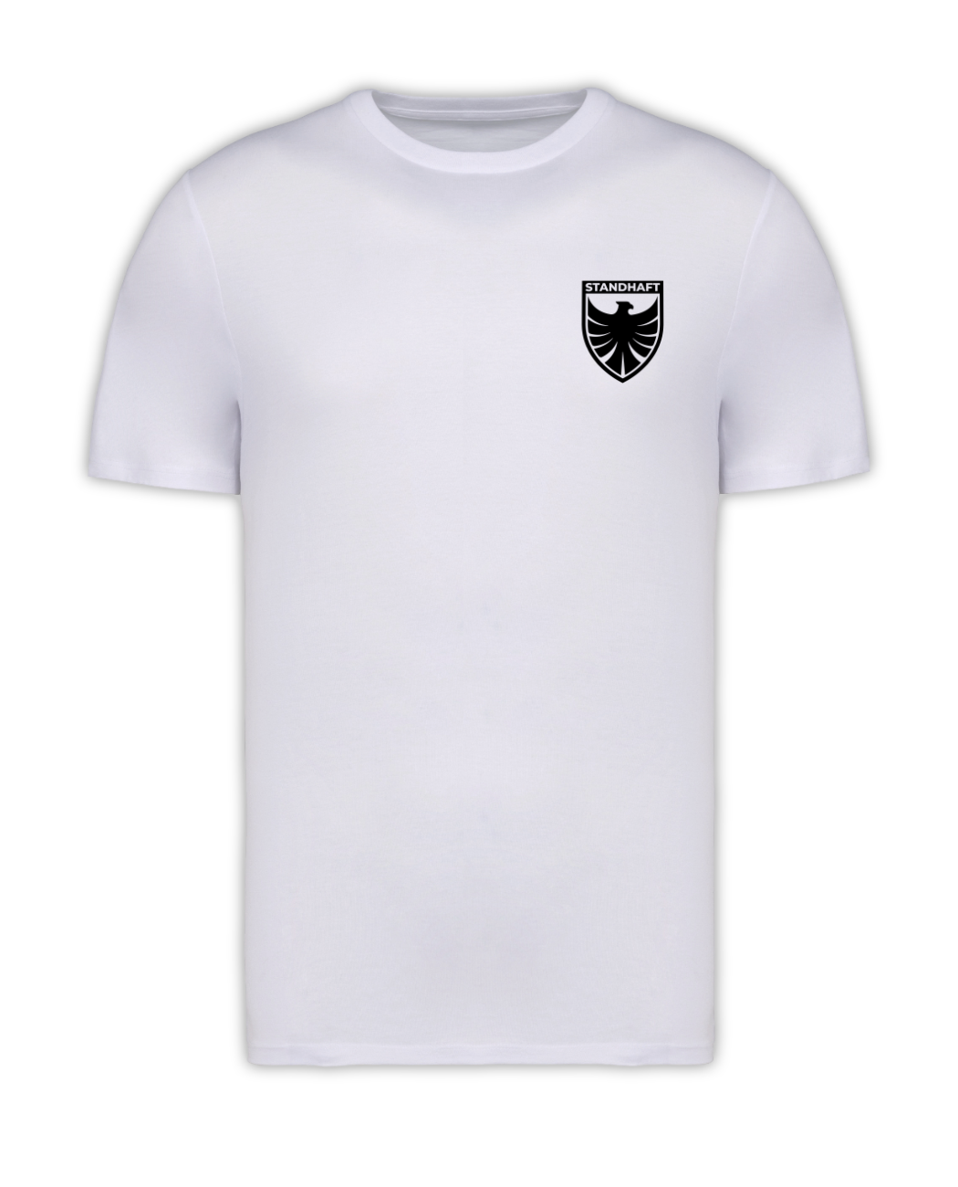 STANDHAFT T-SHIRT WEIß #WAPPEN
