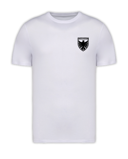 STANDHAFT T-SHIRT WEIß #WAPPEN