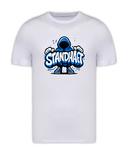 STANDHAFT T-SHIRT WEIß #NO FACE